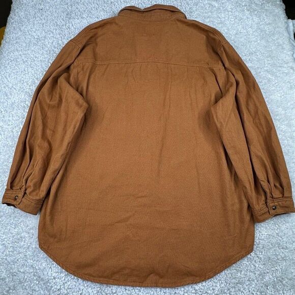 Princess Polly Neve Oversized Shacket Top Brown NEW - Picture 4 of 13